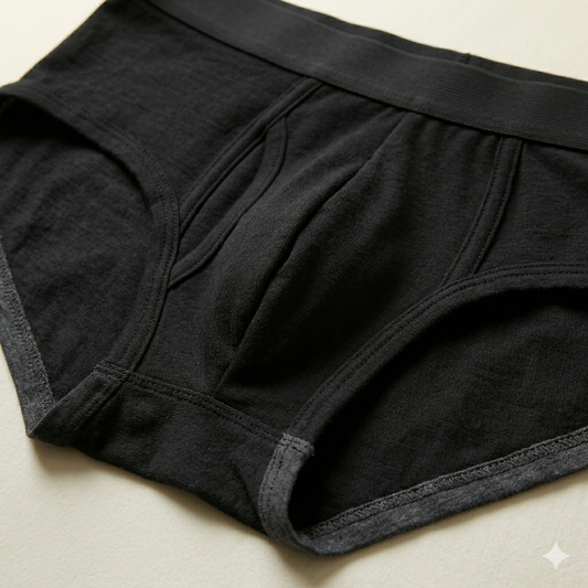 Pure Cotton Black Men Briefs - Pack of 3