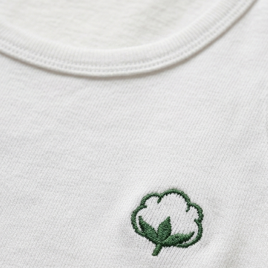 Pure Cotton White Half Sleeves Vest - Pack of 3