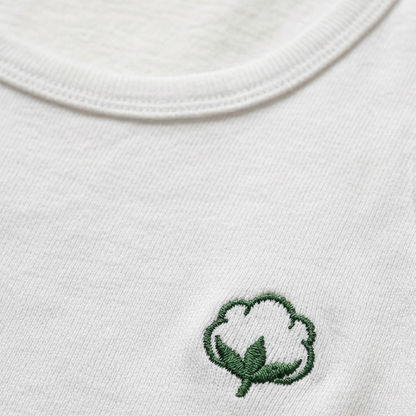Pure Cotton White Half Sleeves Vest - Pack of 3