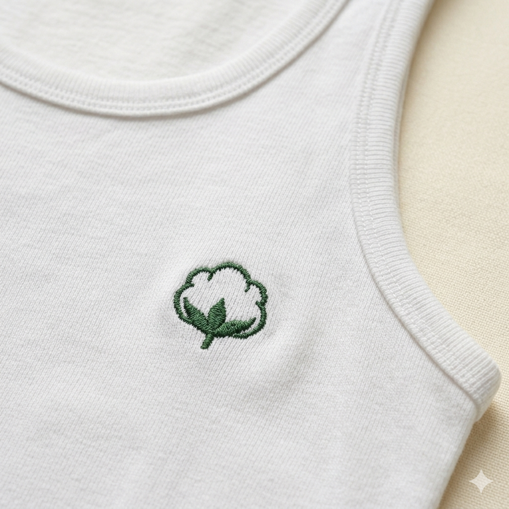 Pure Cotton White Sleeveless Vest - Pack of 3